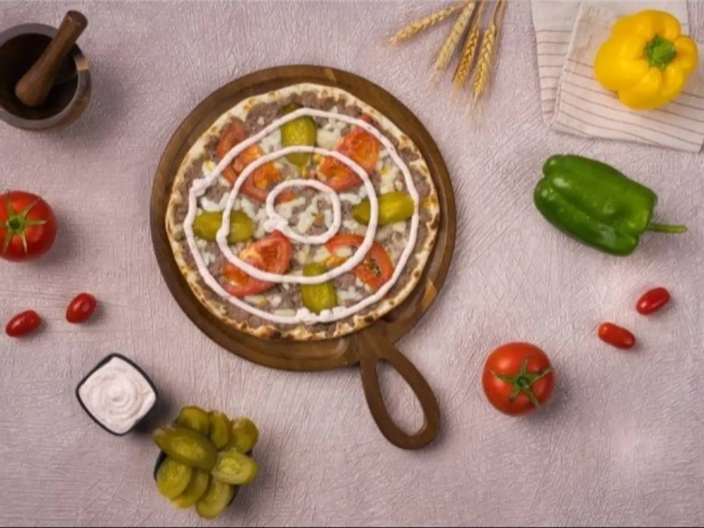 منقووشة كفتة بالجبن