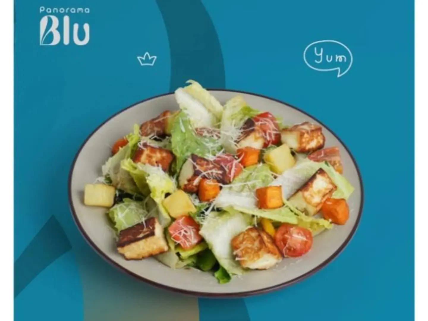 Crispy Halloumi Salad