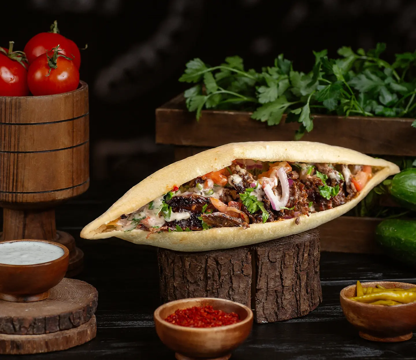 شارما لــحم خبز عراقي