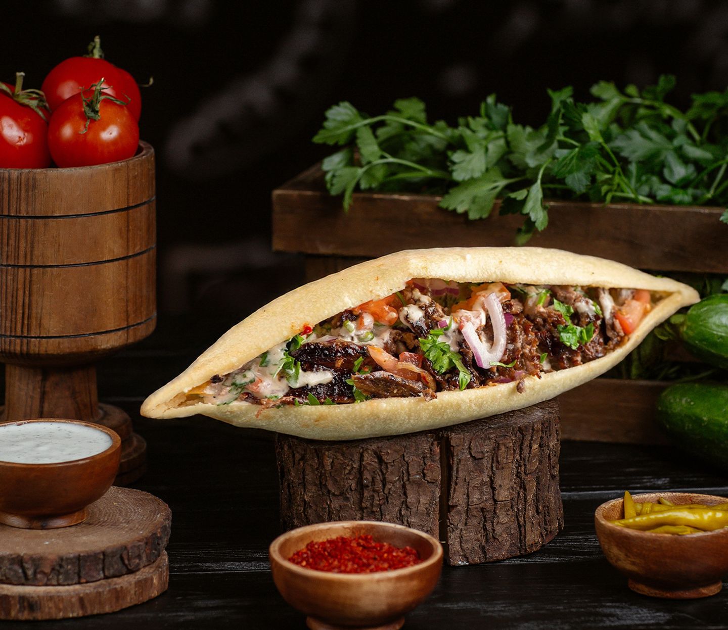 شارما لــحم خبز عراقي