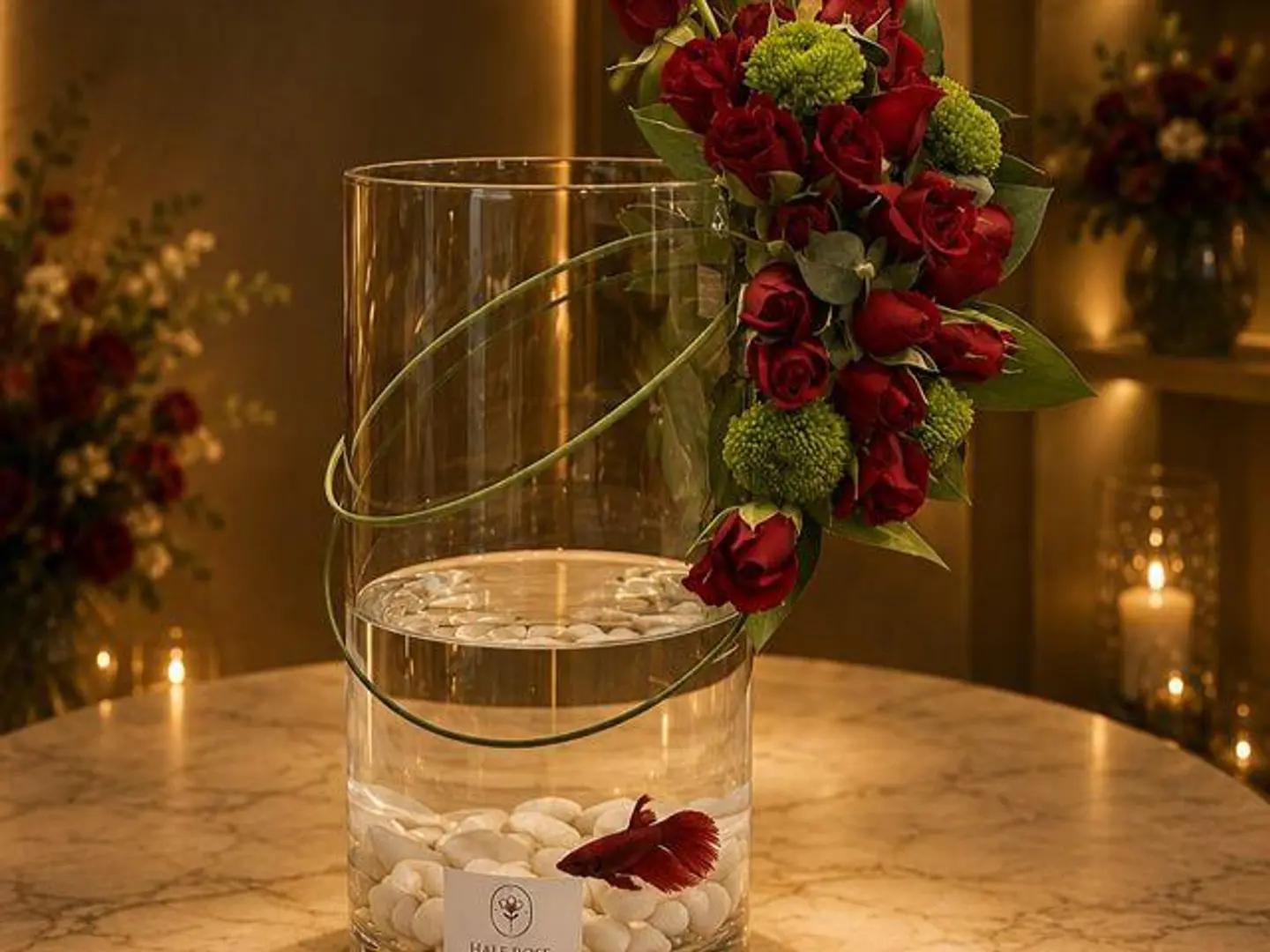 Fish With Rose Petals4