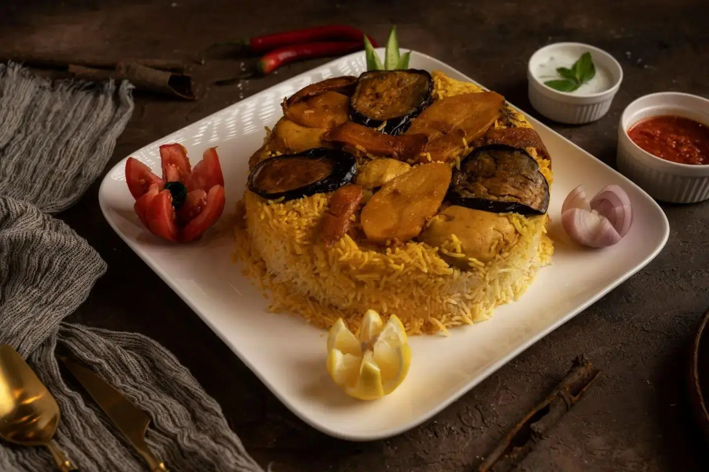 دجاج مقلوبة
