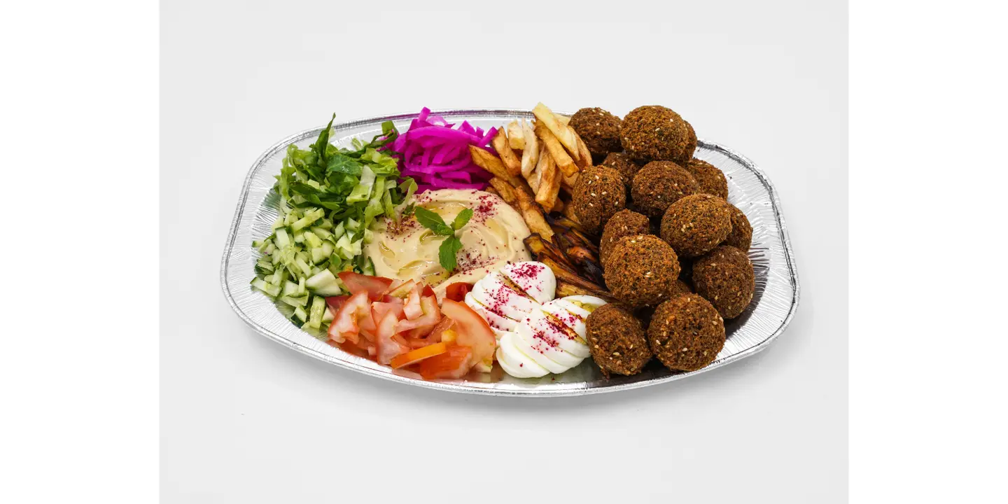 Falafel Plate With Eggs