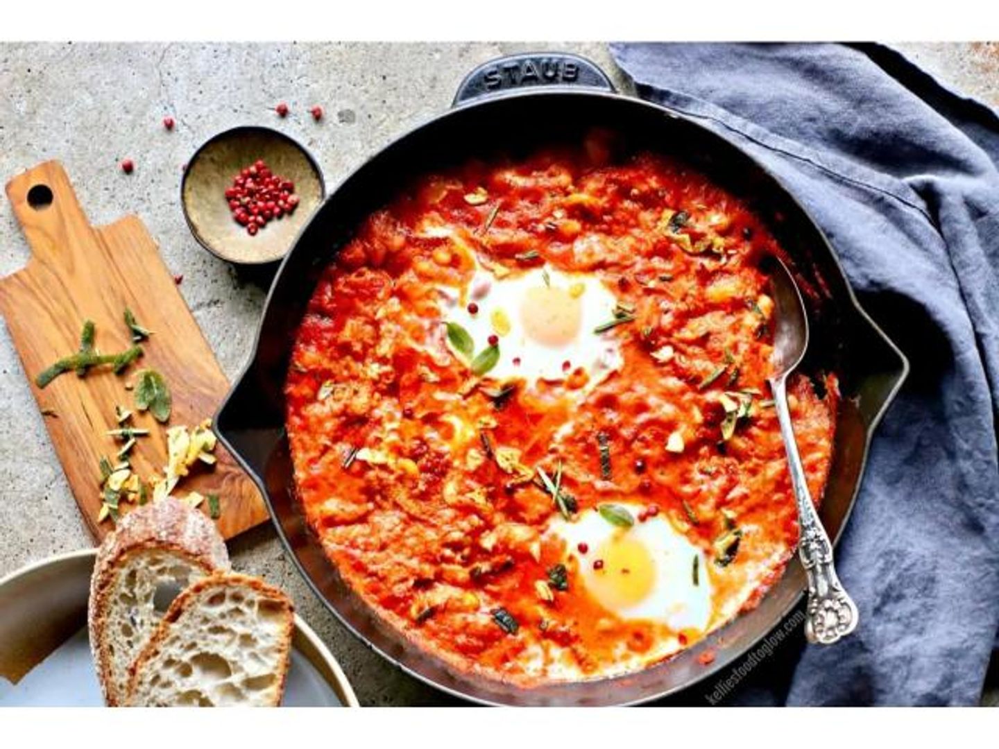 Beans With Eggs