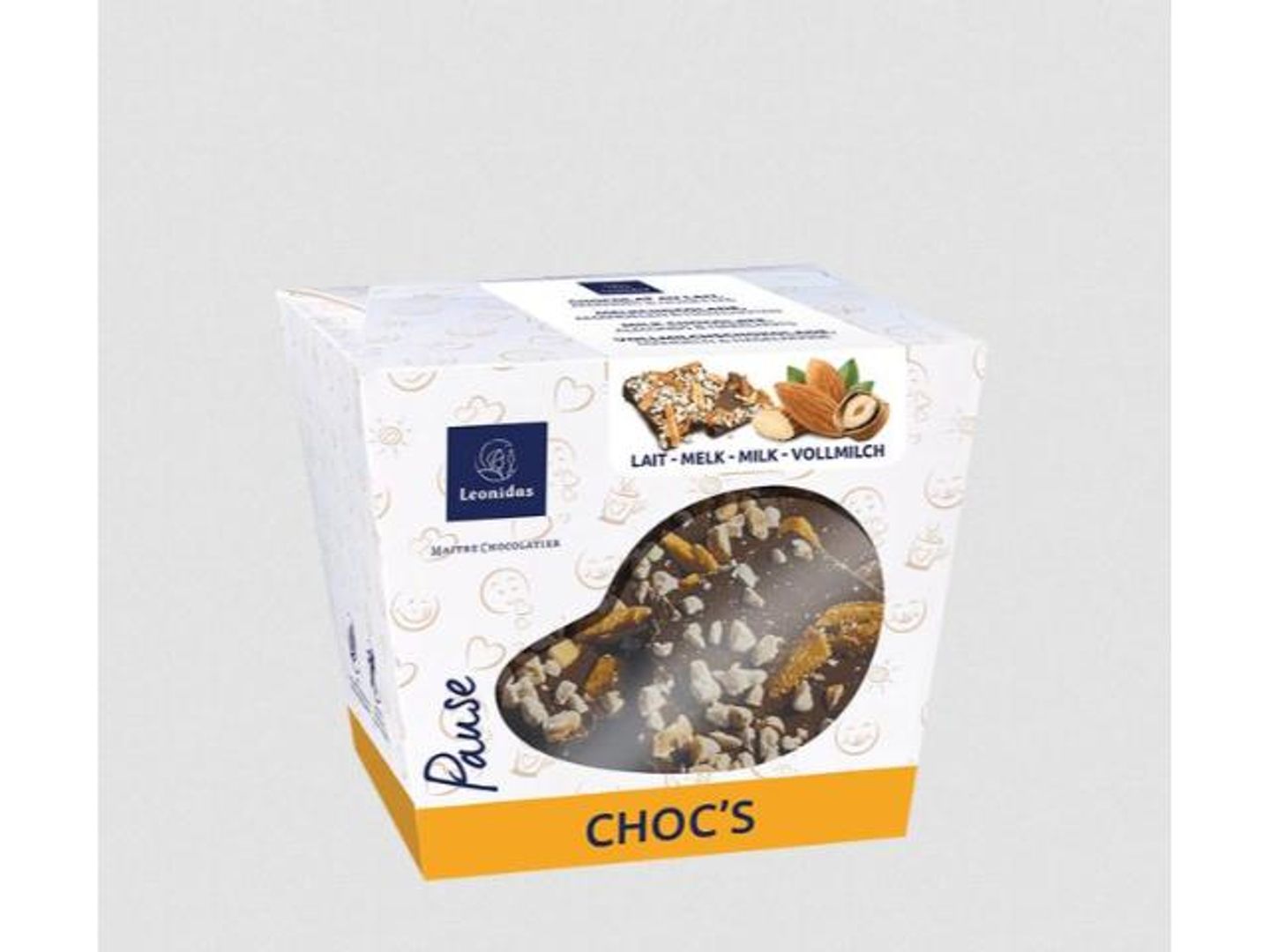 Box Of Milk Chocolate And Almond