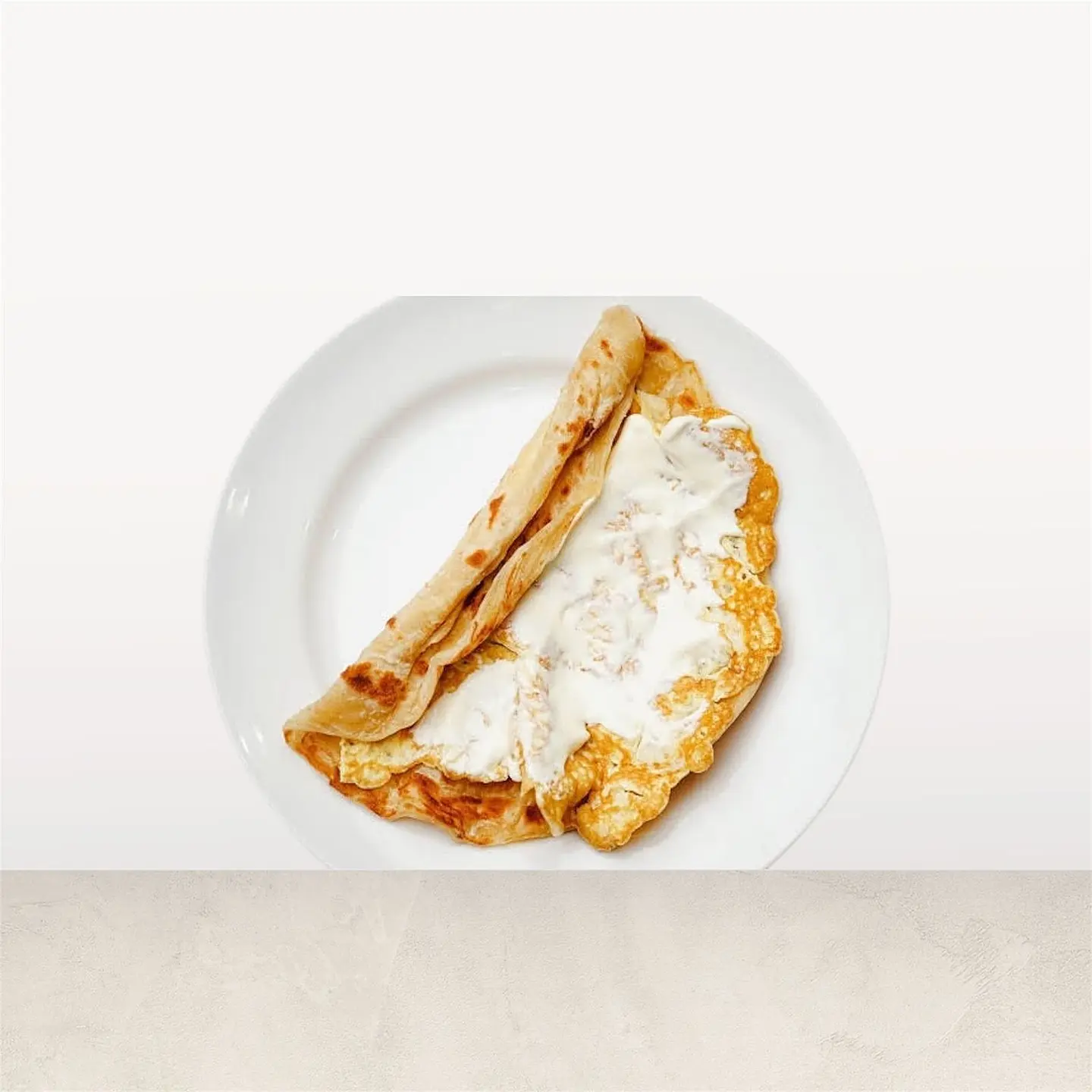 ساندوتش بيض مع جبن