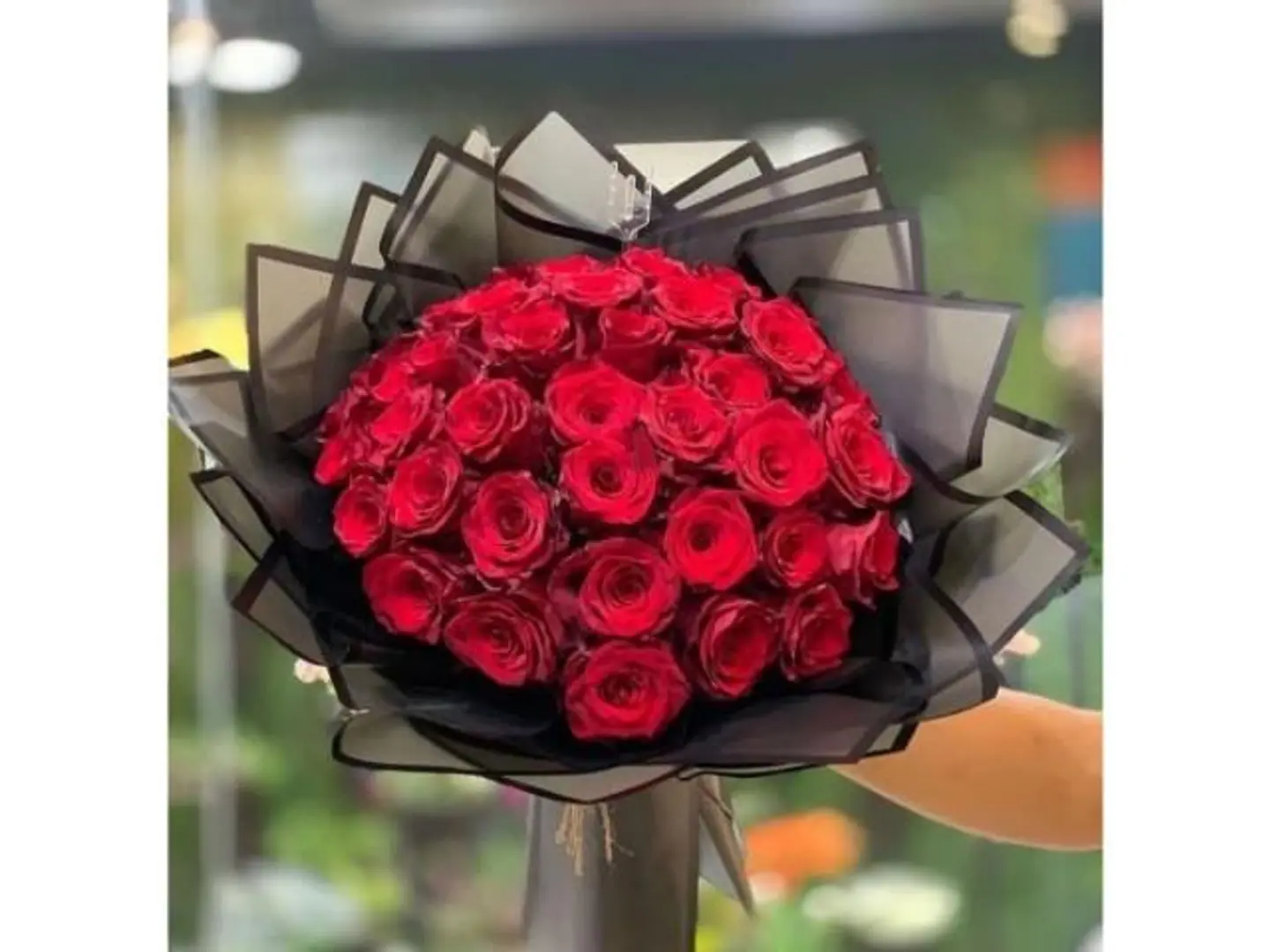 باقة جوري أحمر