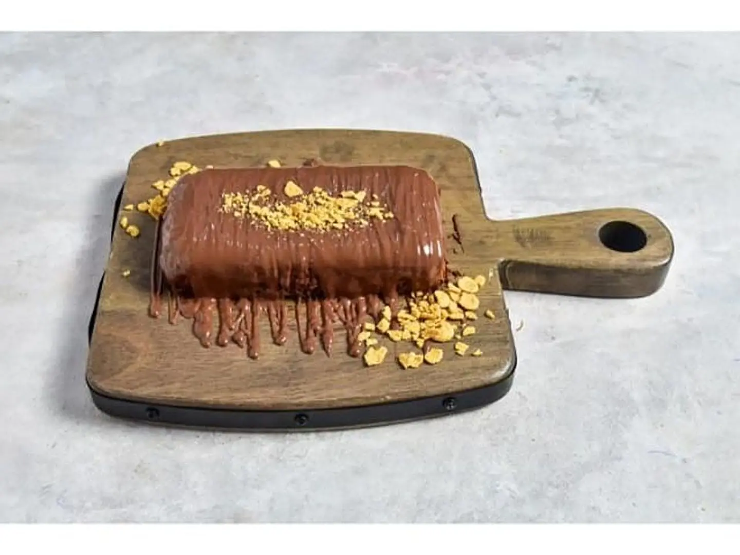 Rectangular Kunafa With Nutella
