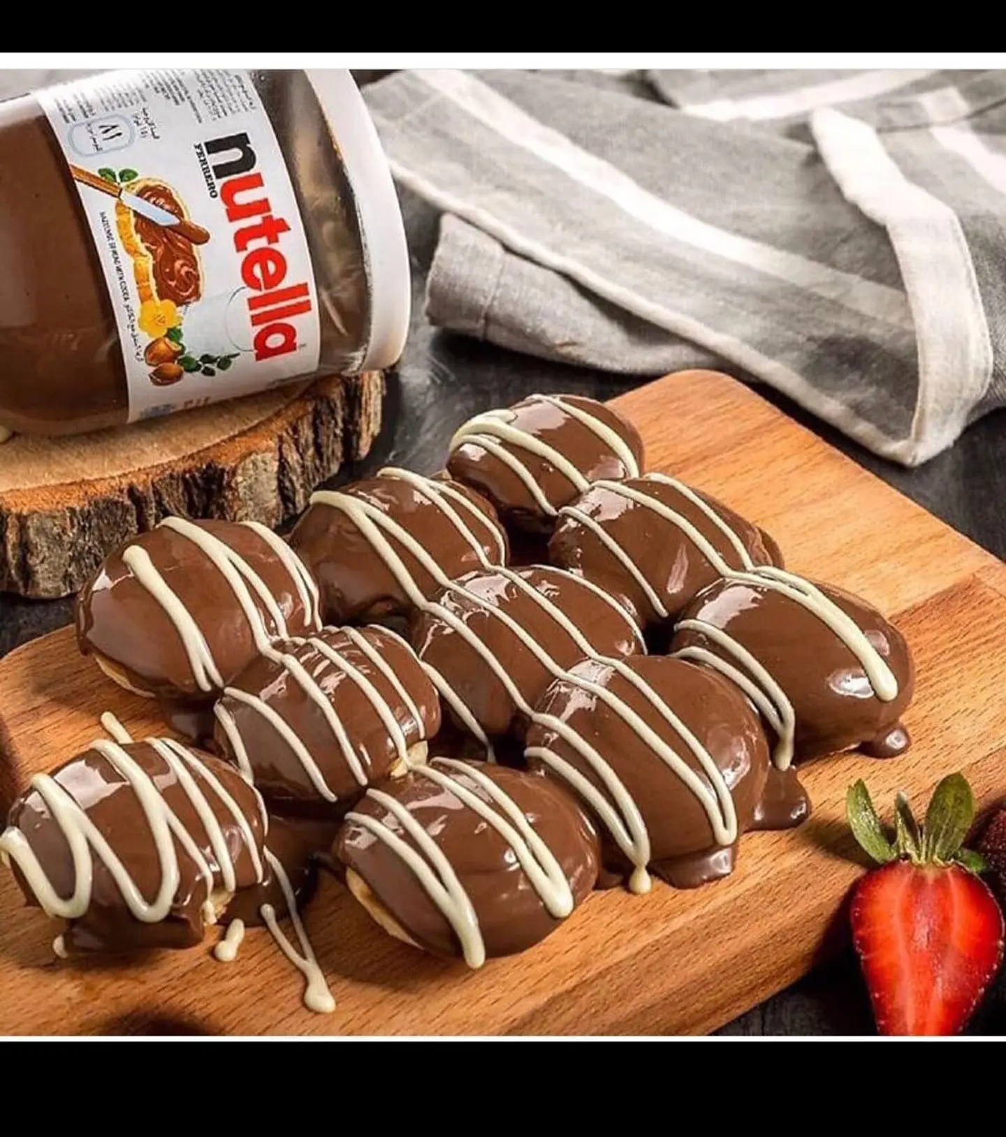 ميني بانكيك نوتلا