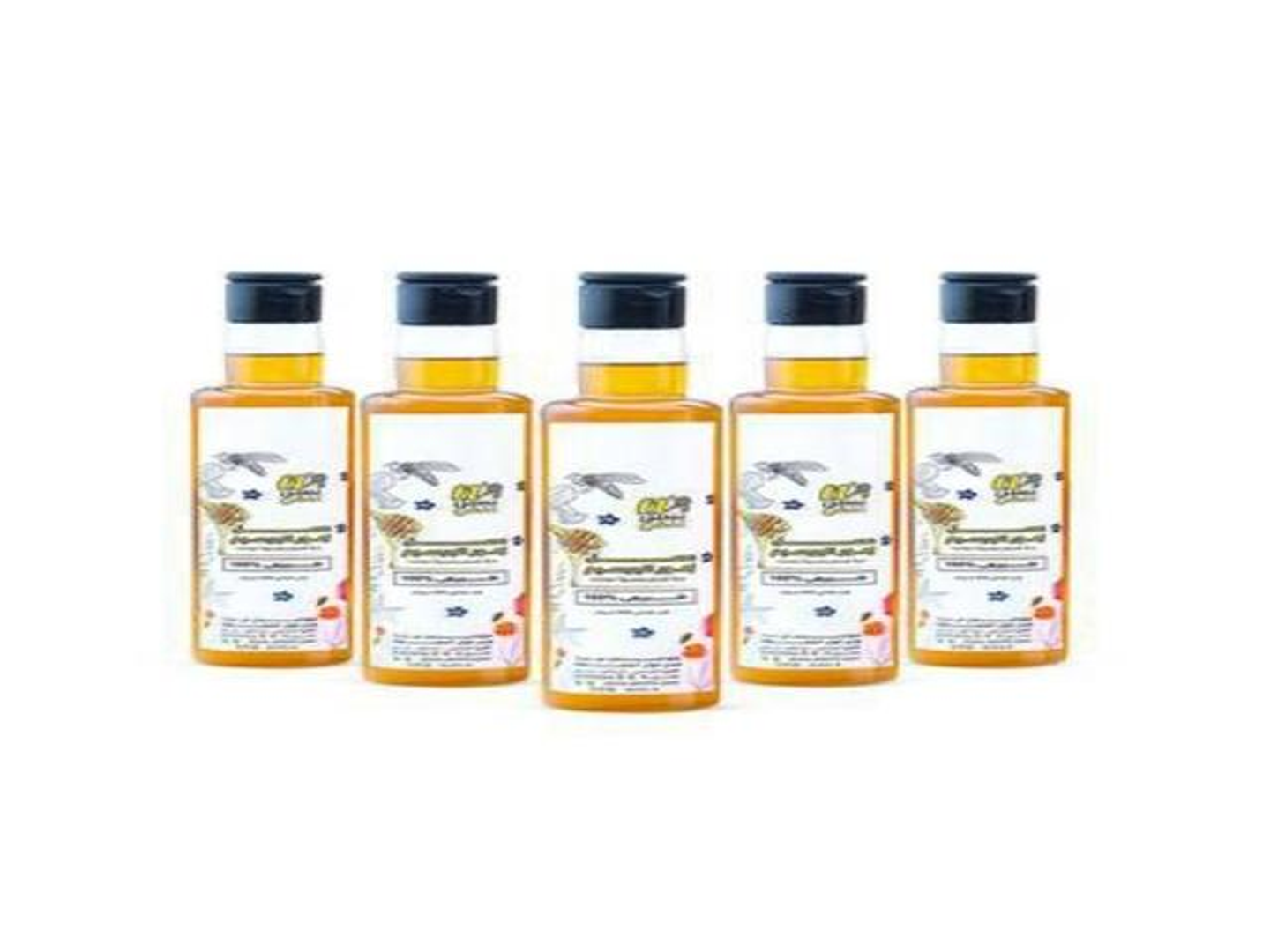 Original Honey Pack: 3 Jars Of Clover Flower Honey, 2 Jars Of Salsabil