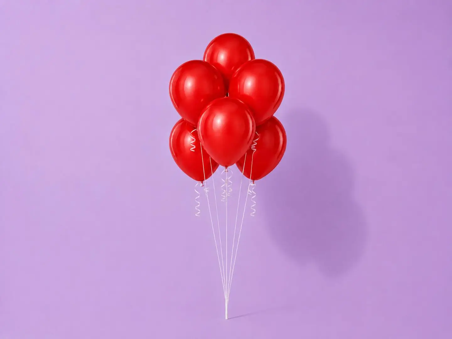 Red Helium Balloon Bouquet