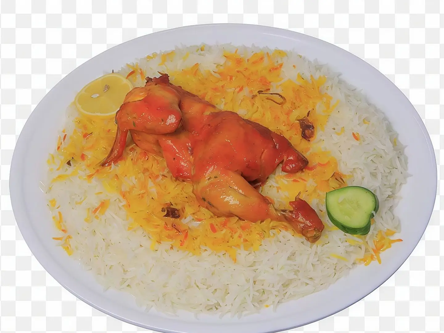 نص دجاج مندي