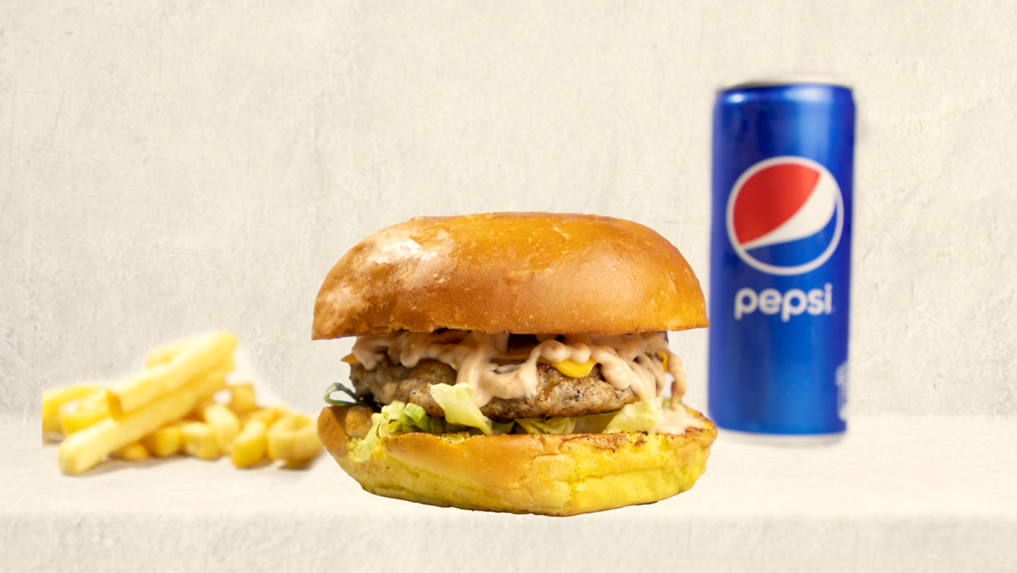 Double Beef Burger Meal