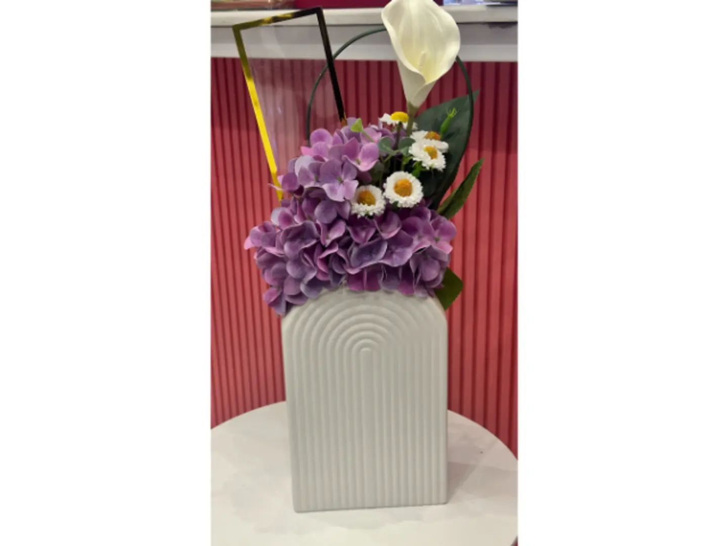 Violet Vase With Money Envelope