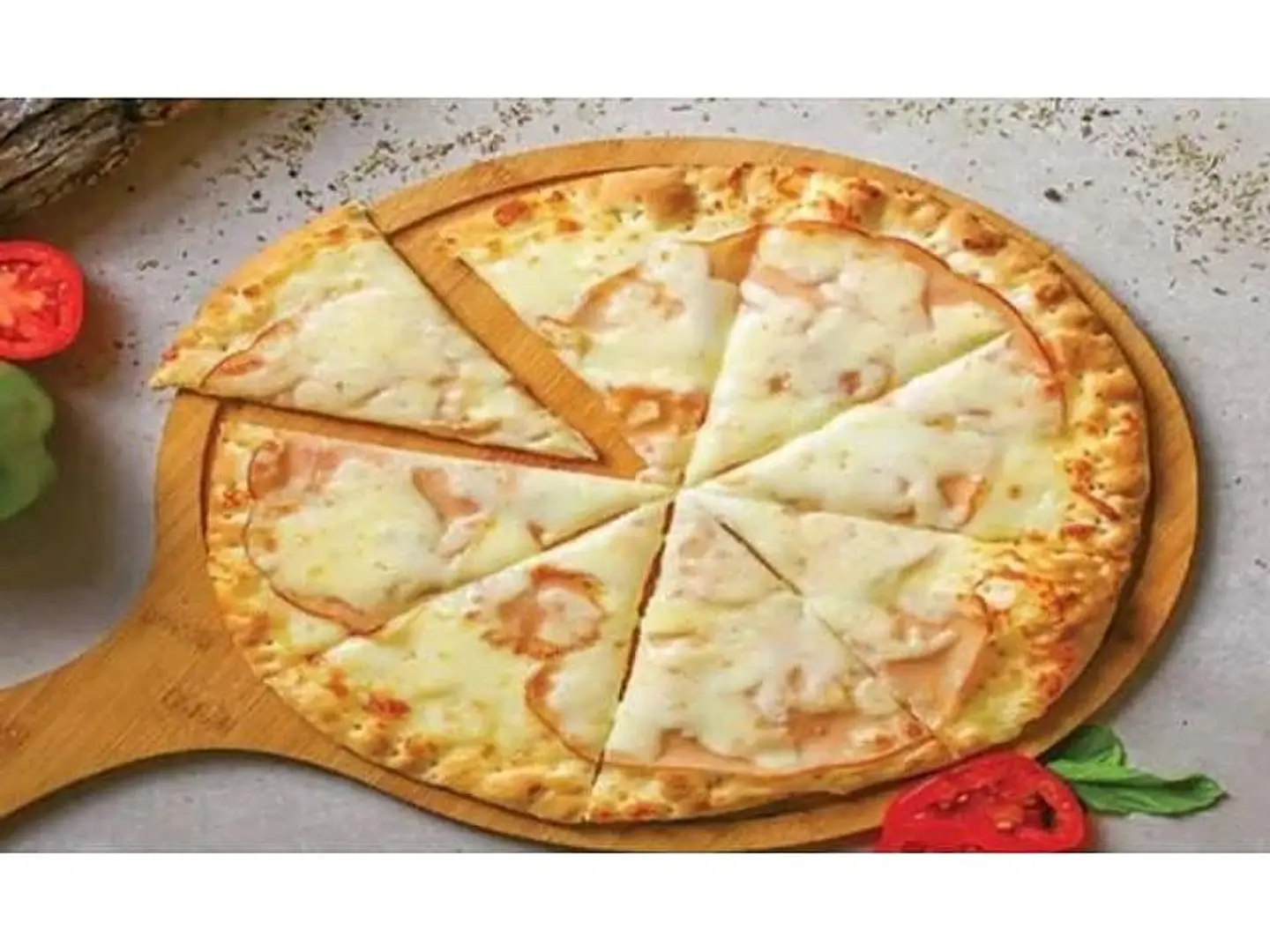 Cheese And Turkey Slices Manakeesh