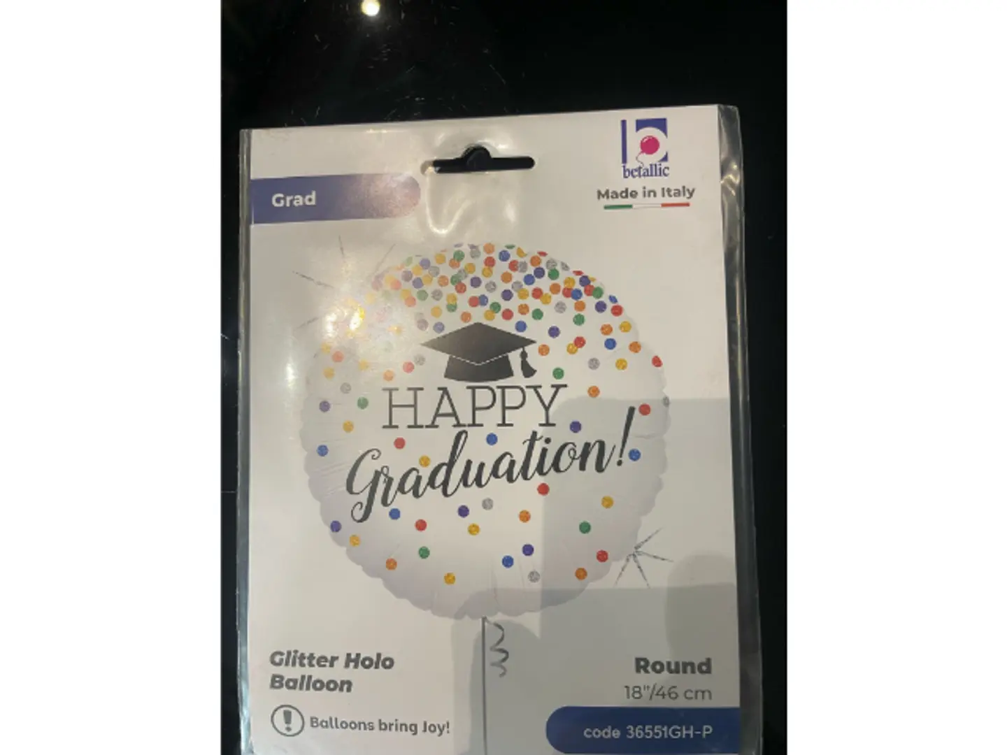 بالون تخرج سعيد