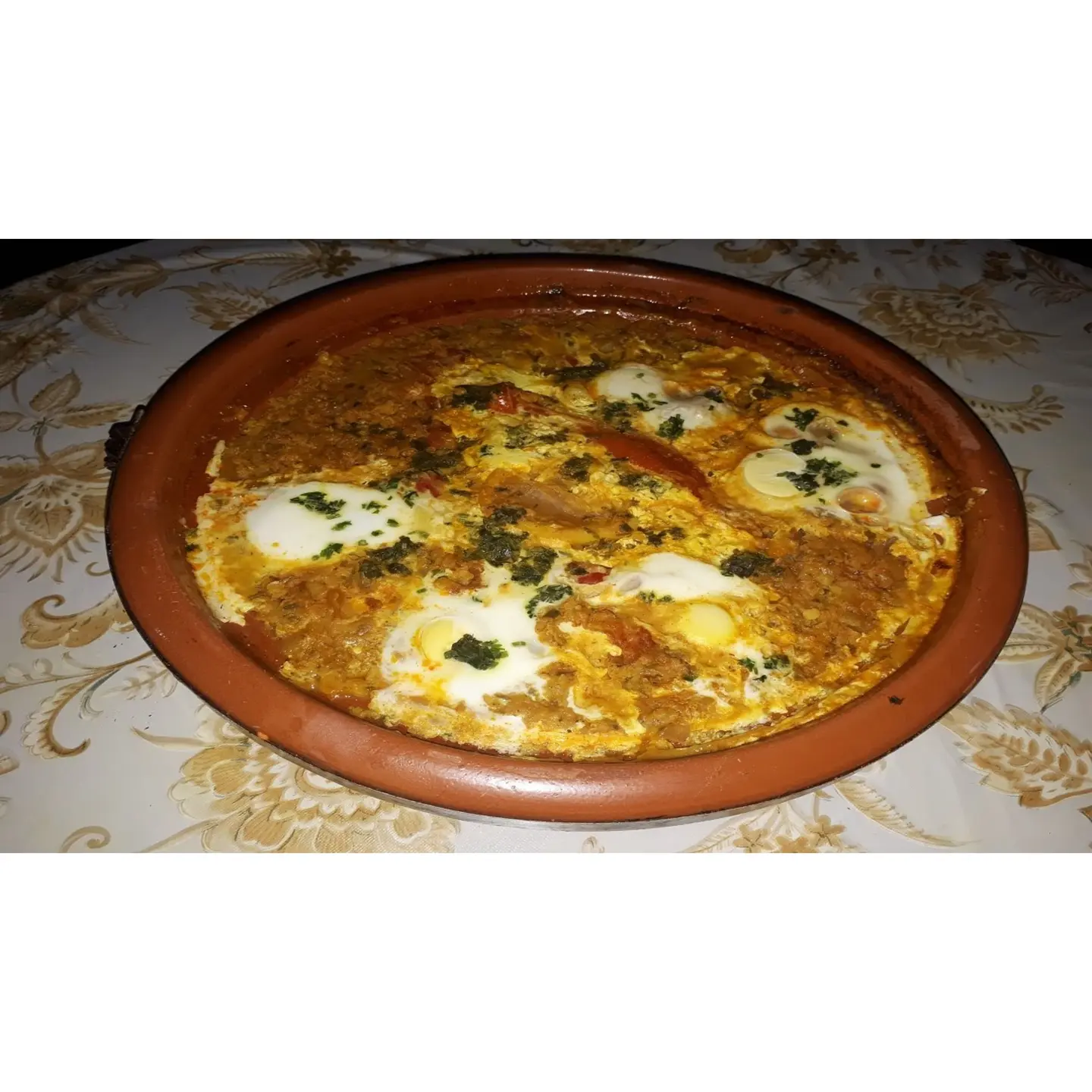 Lentils With Eggs