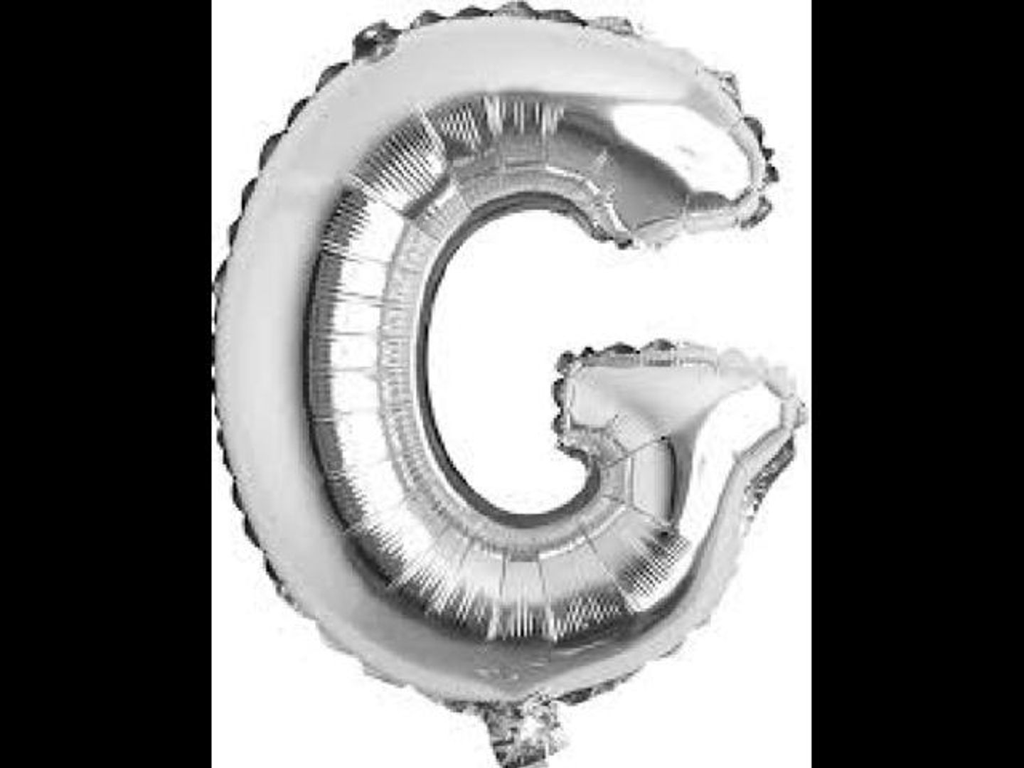 حرف G فضي