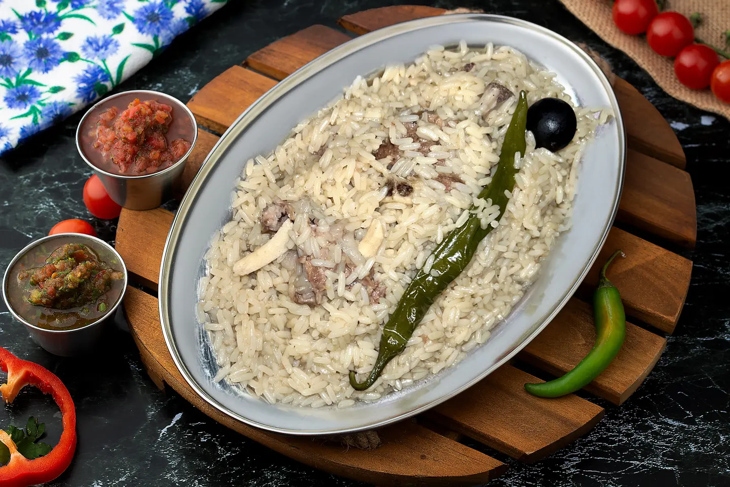 مضغوط لحم زمان بالرز الامريكي