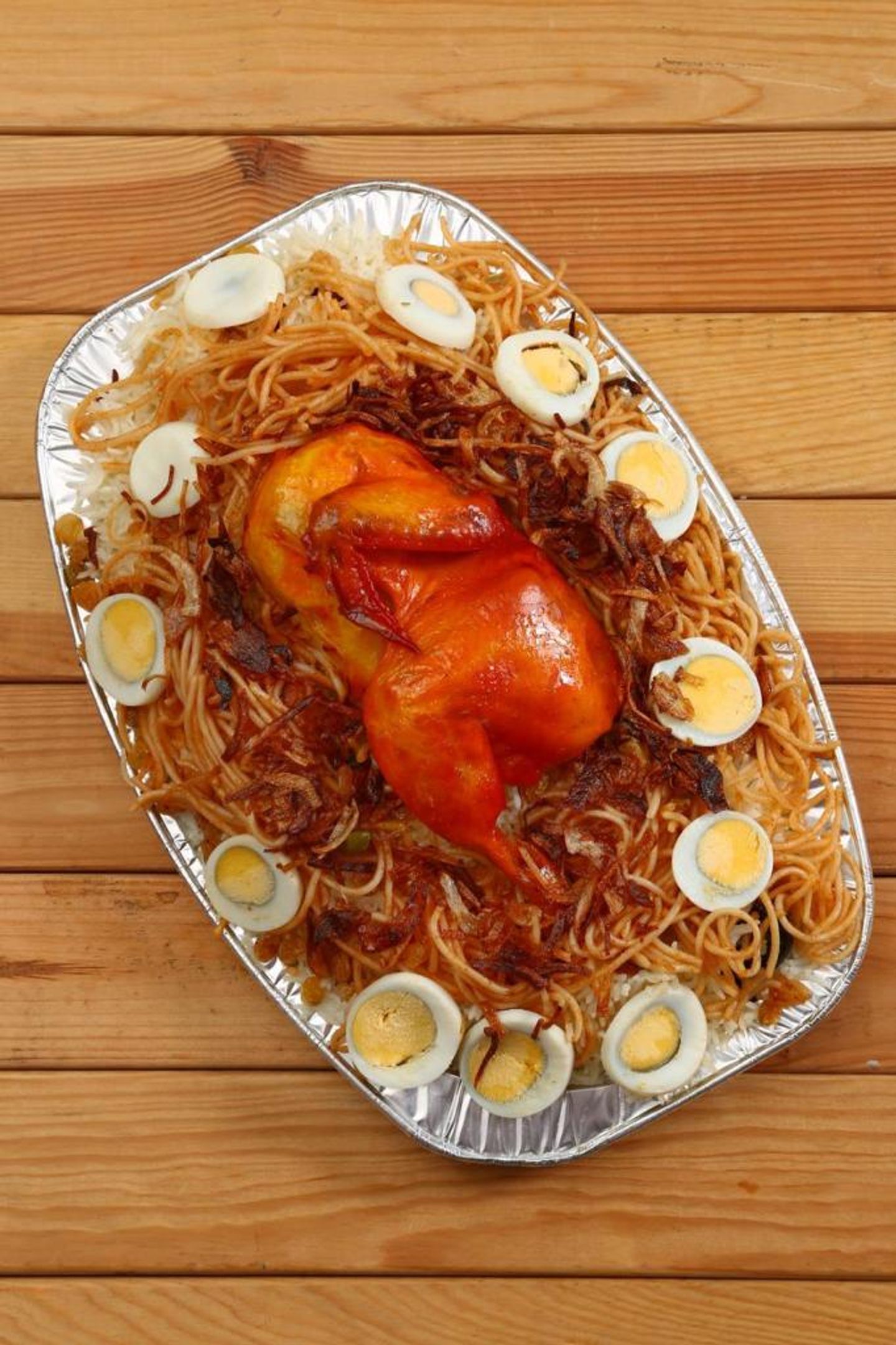 دجاج كوزي المئوية مع الأرز
