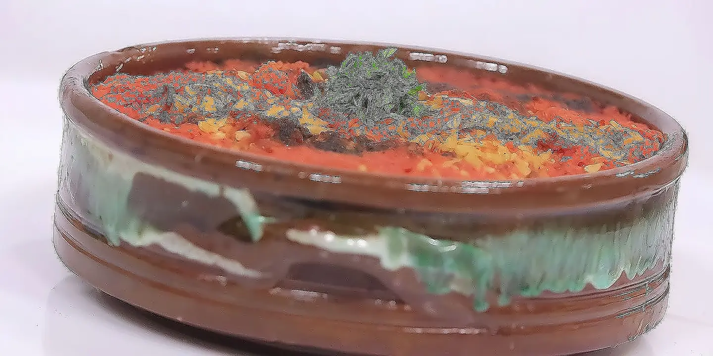 طاجن لسان عصفور باللحم