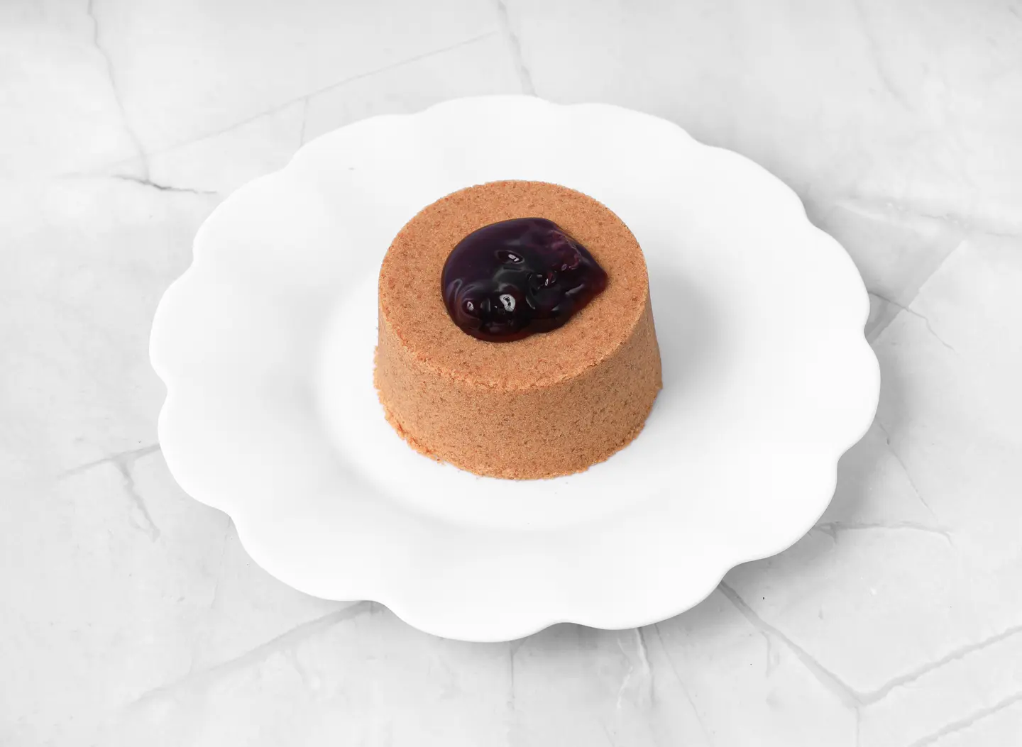Upside Down Blueberry Cheesecake