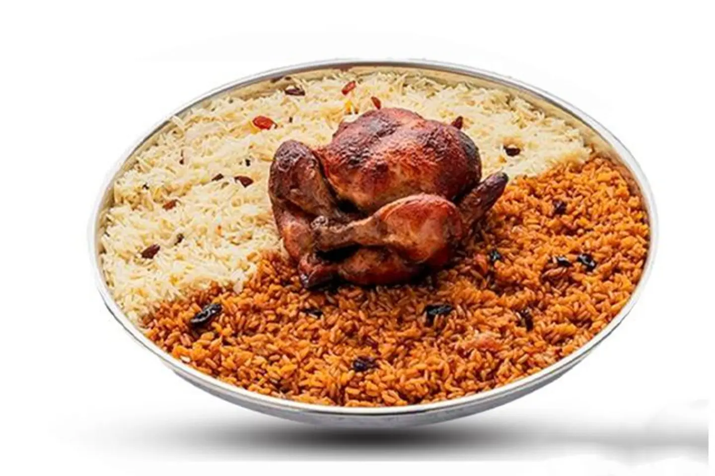 نصف دجاج شواية