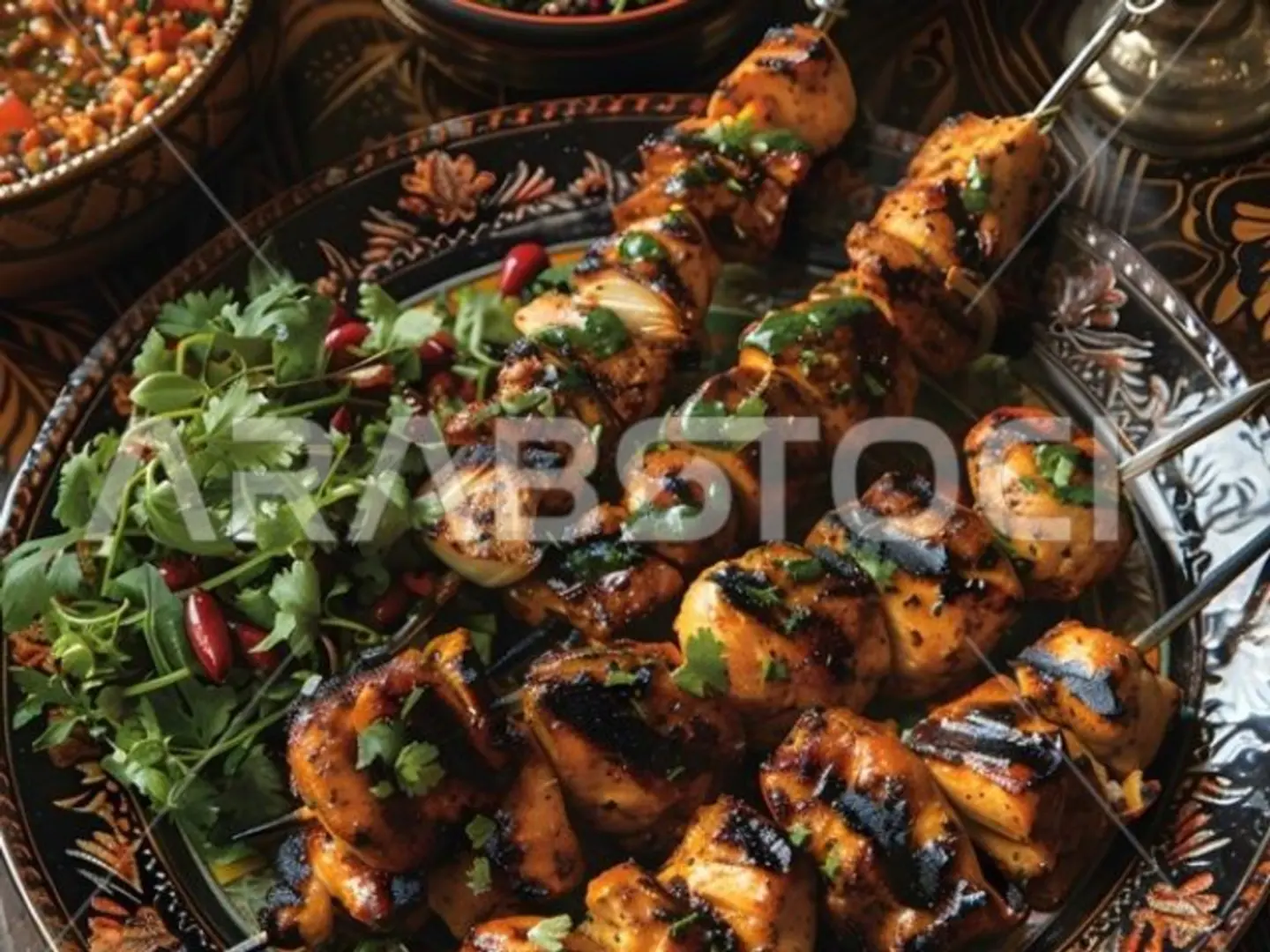 نص كيلو كباب دجاج