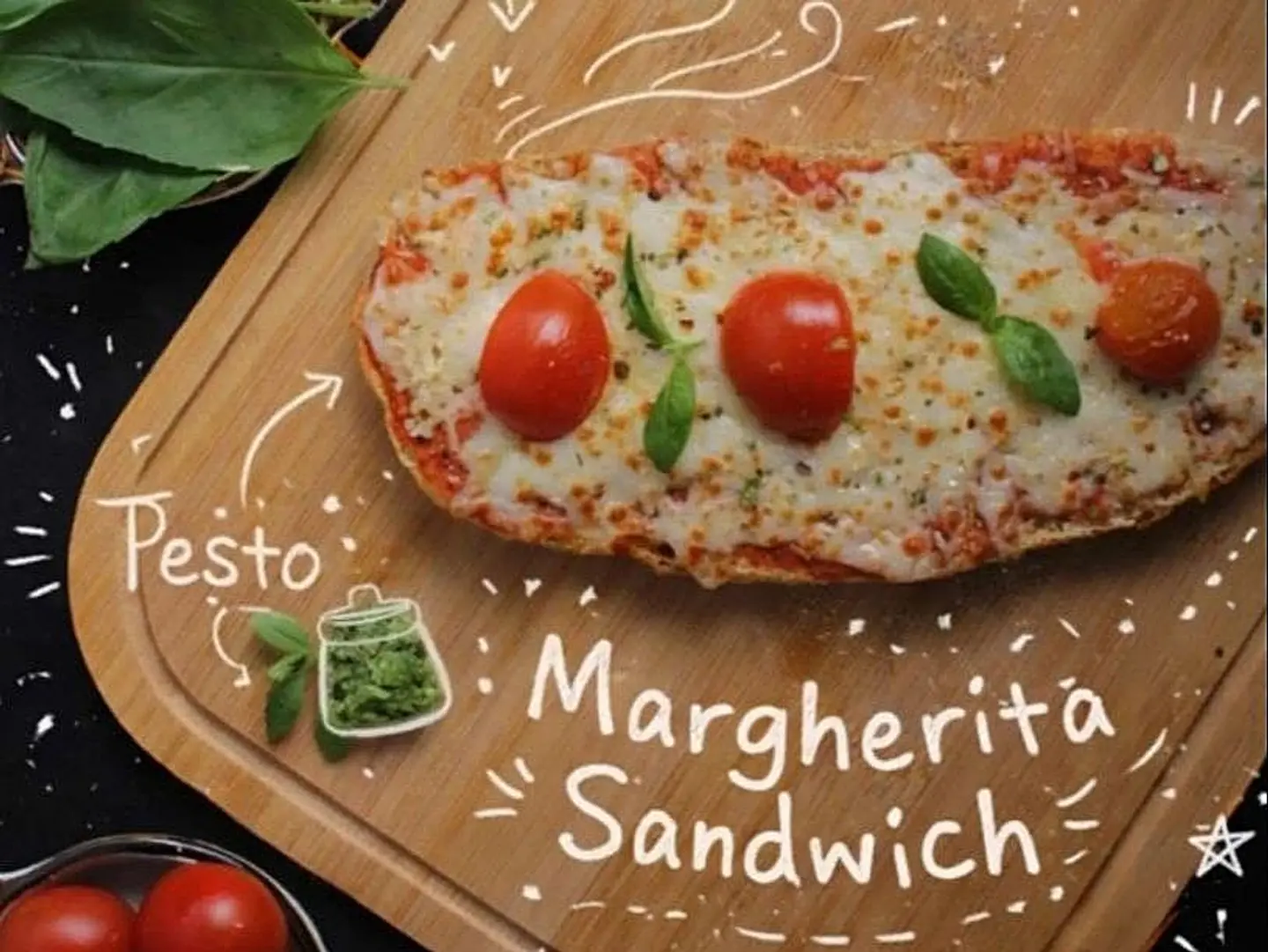 Margherita Sourdough Sandwich