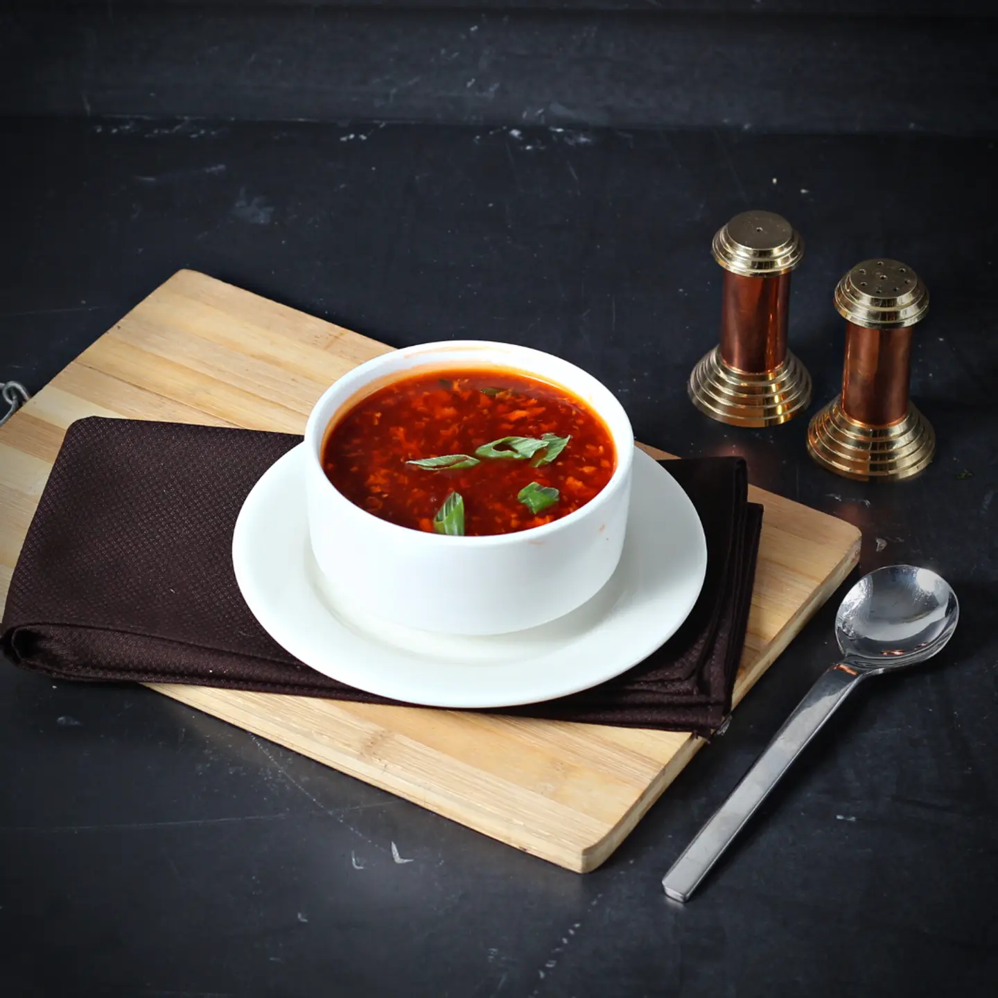 شوربة حارة وحامضة خضار