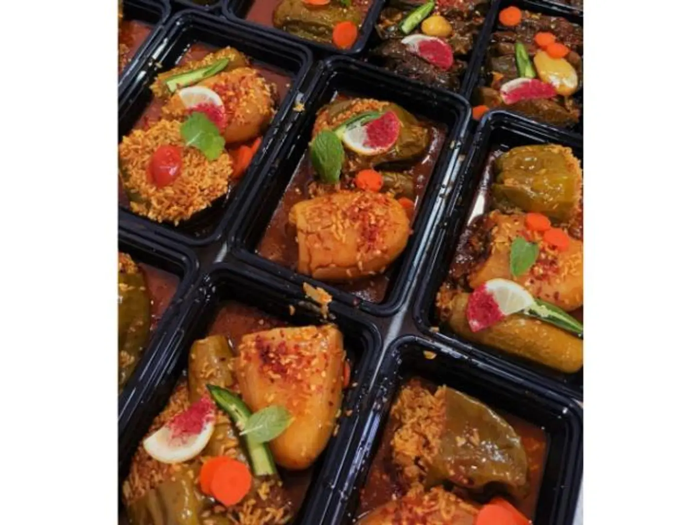 Mixed Stuffed Vegetables Potato, Pepper, Zucchini