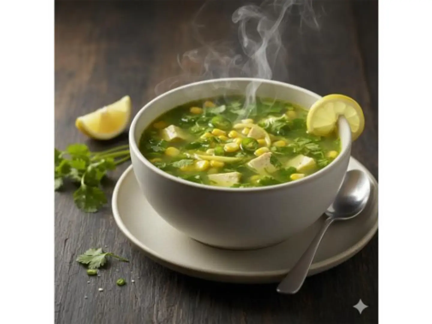 Chicken Lemon Coriander Soup