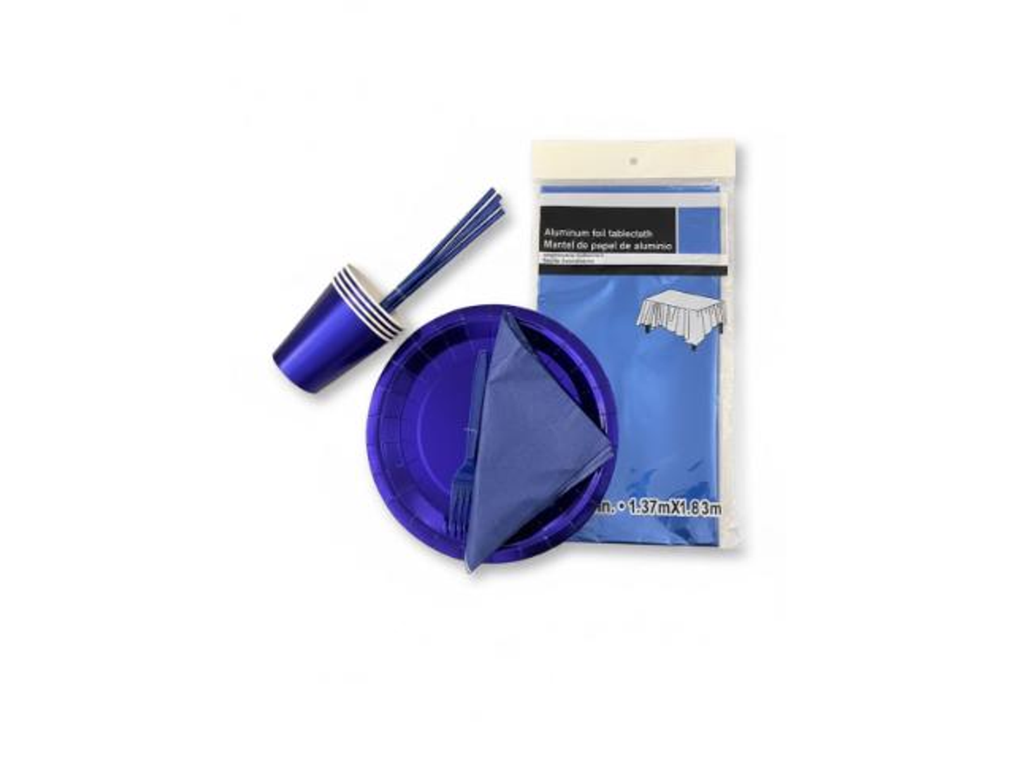 Party Supplies Set (Blue) )