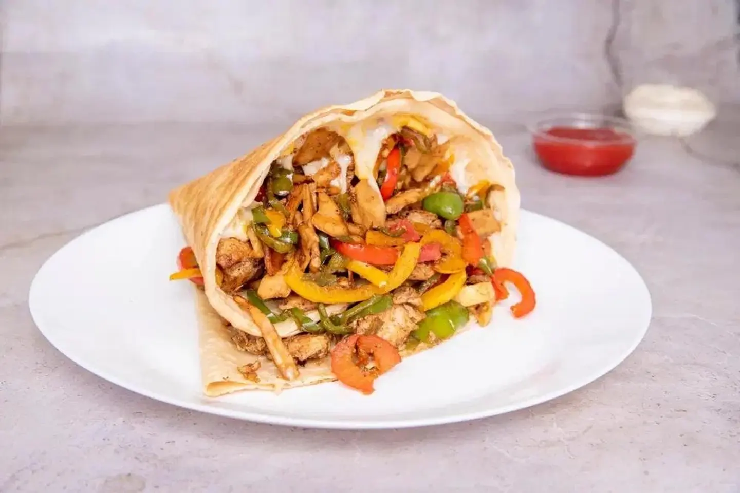 Chicken Fajita Crepe