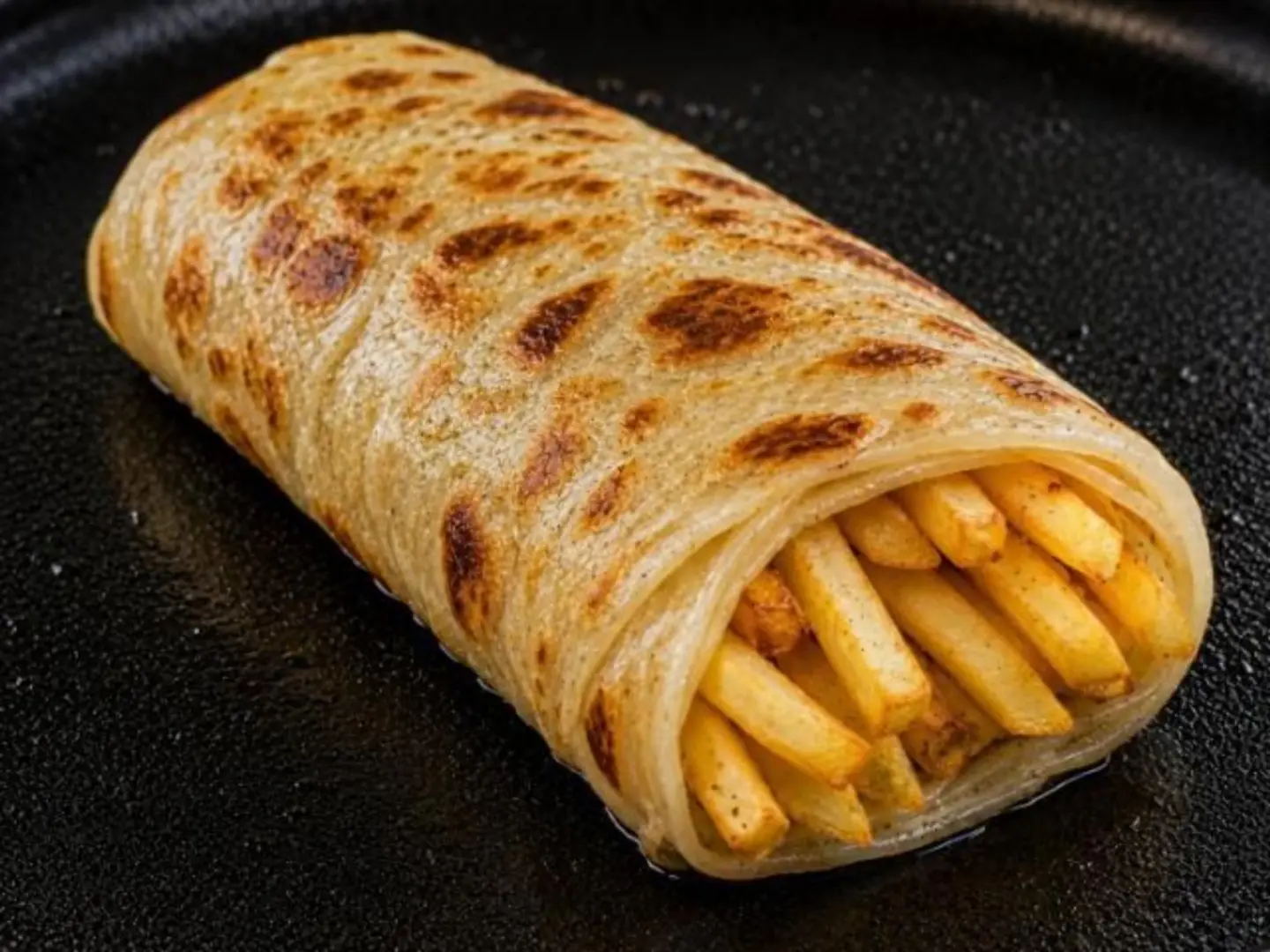 French Fries Paratha