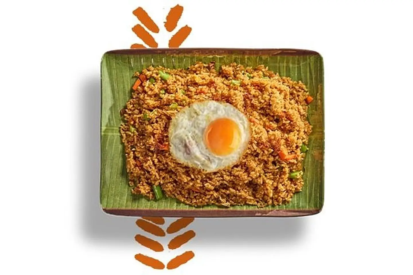 أرز مقلي بالخضار