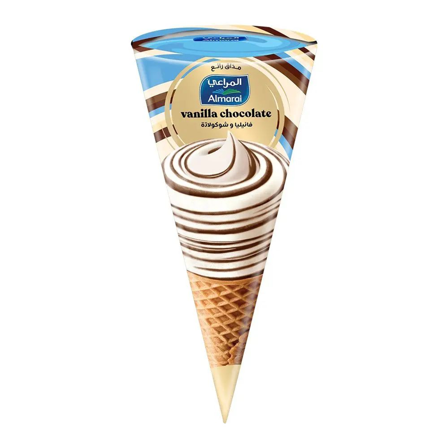 Almarai Vanilla Chocolate Ice Cream Cone