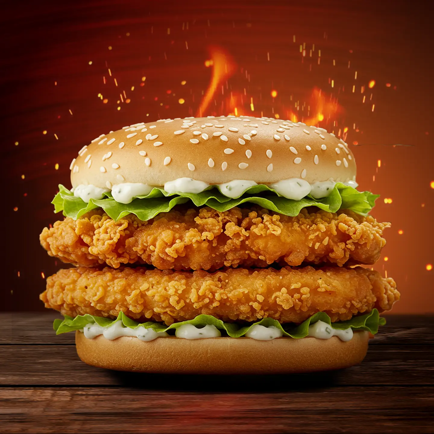 Double Zinger Burger