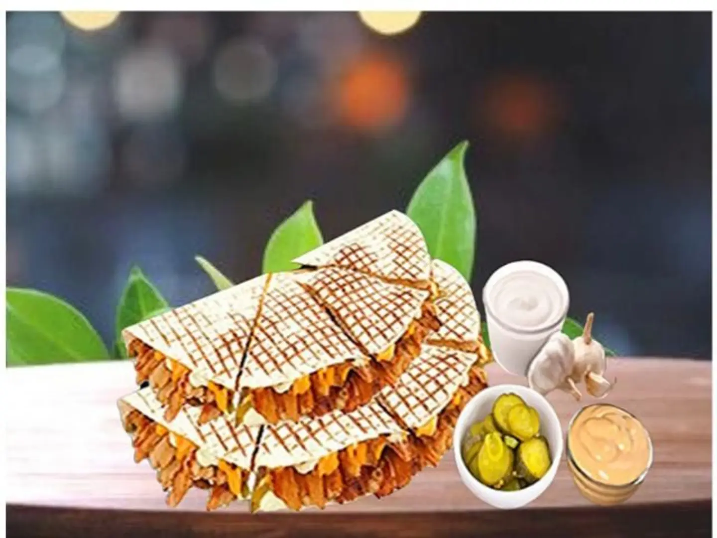 Shawarma Triangle Sandwich