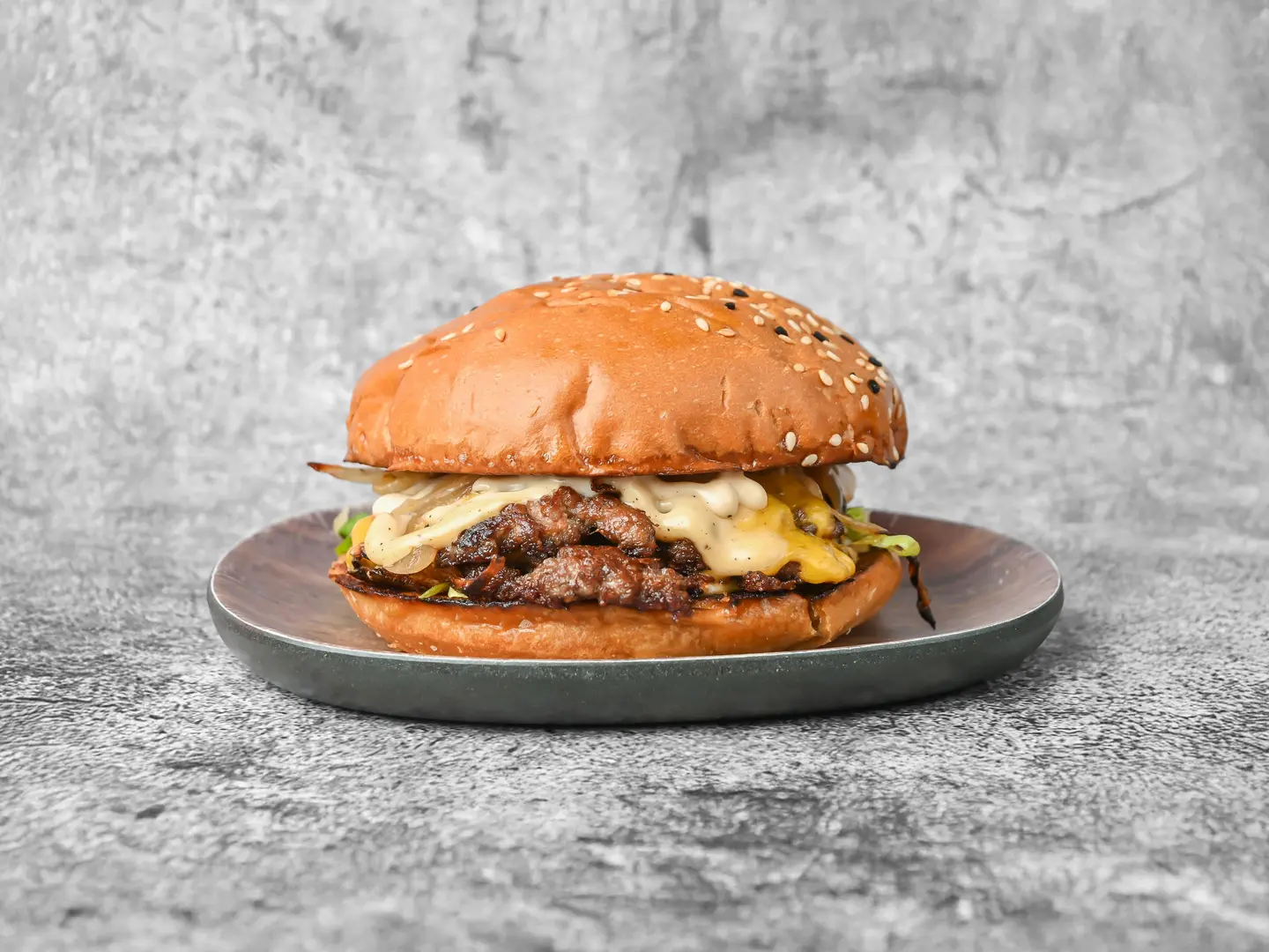 Bonchon Double Beef Burger