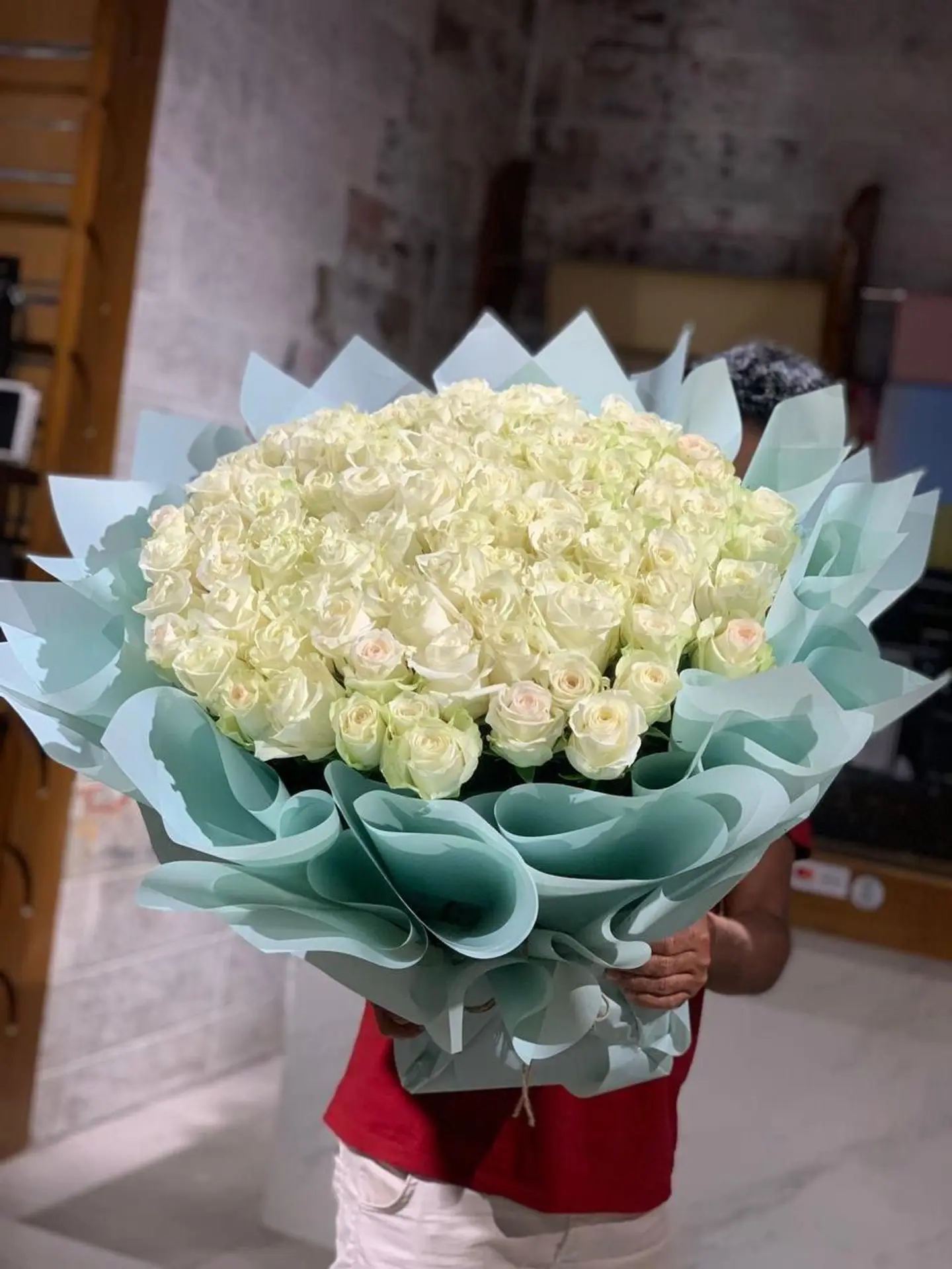 بوكيه جوري ابيض