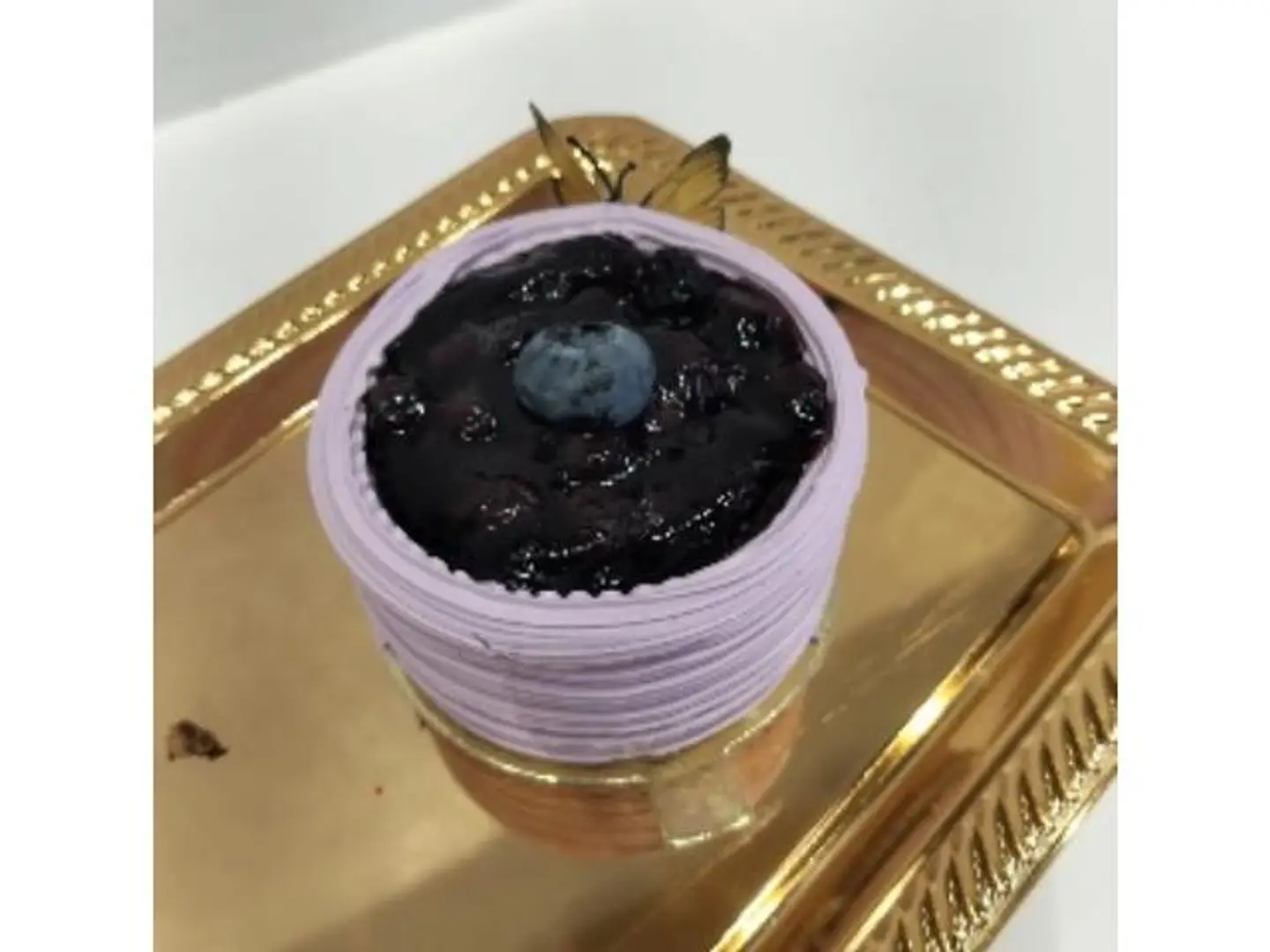 Blueberry Cake Slice