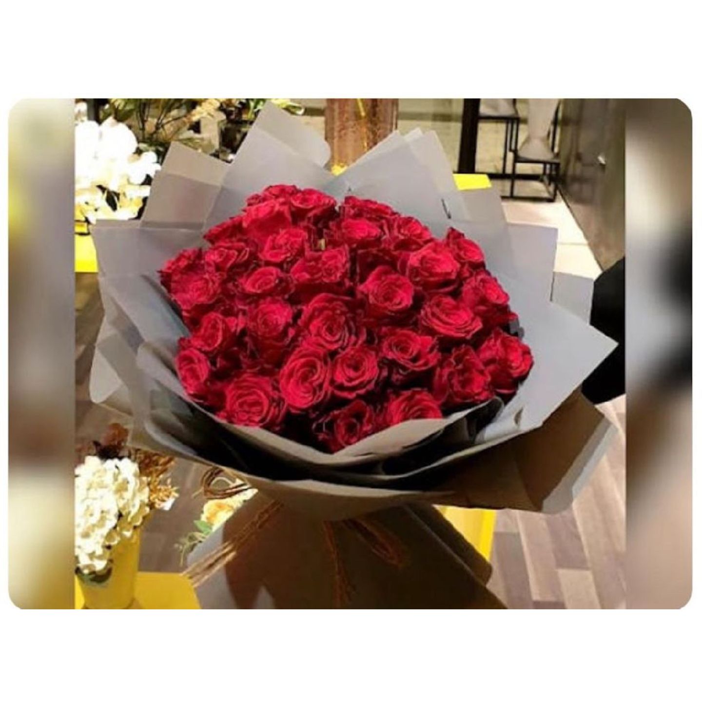 باقة ورد احمر