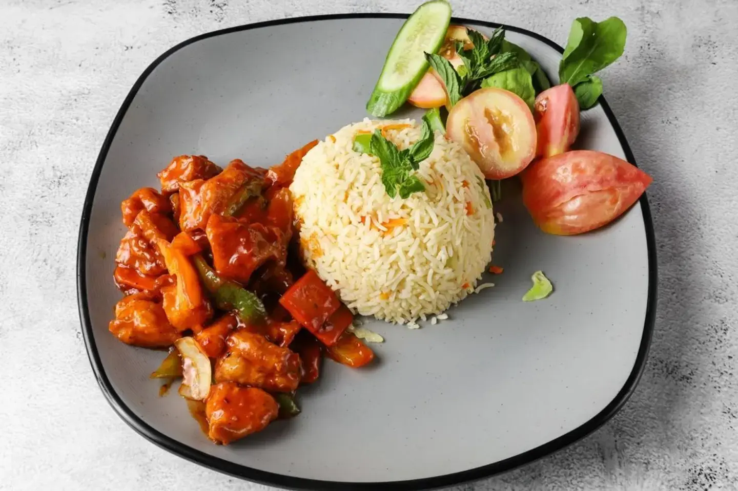 دجاج بالفلفل الأسود