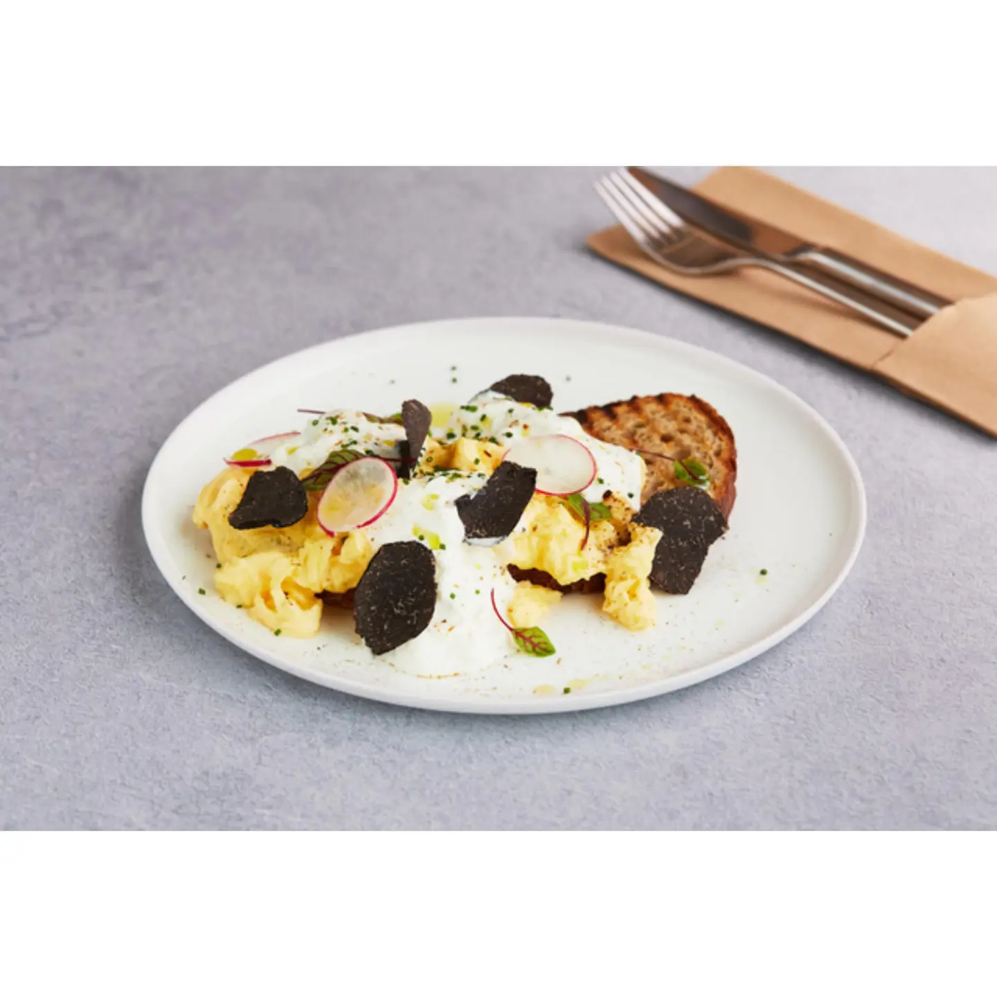Truffle Scrambled Eggs