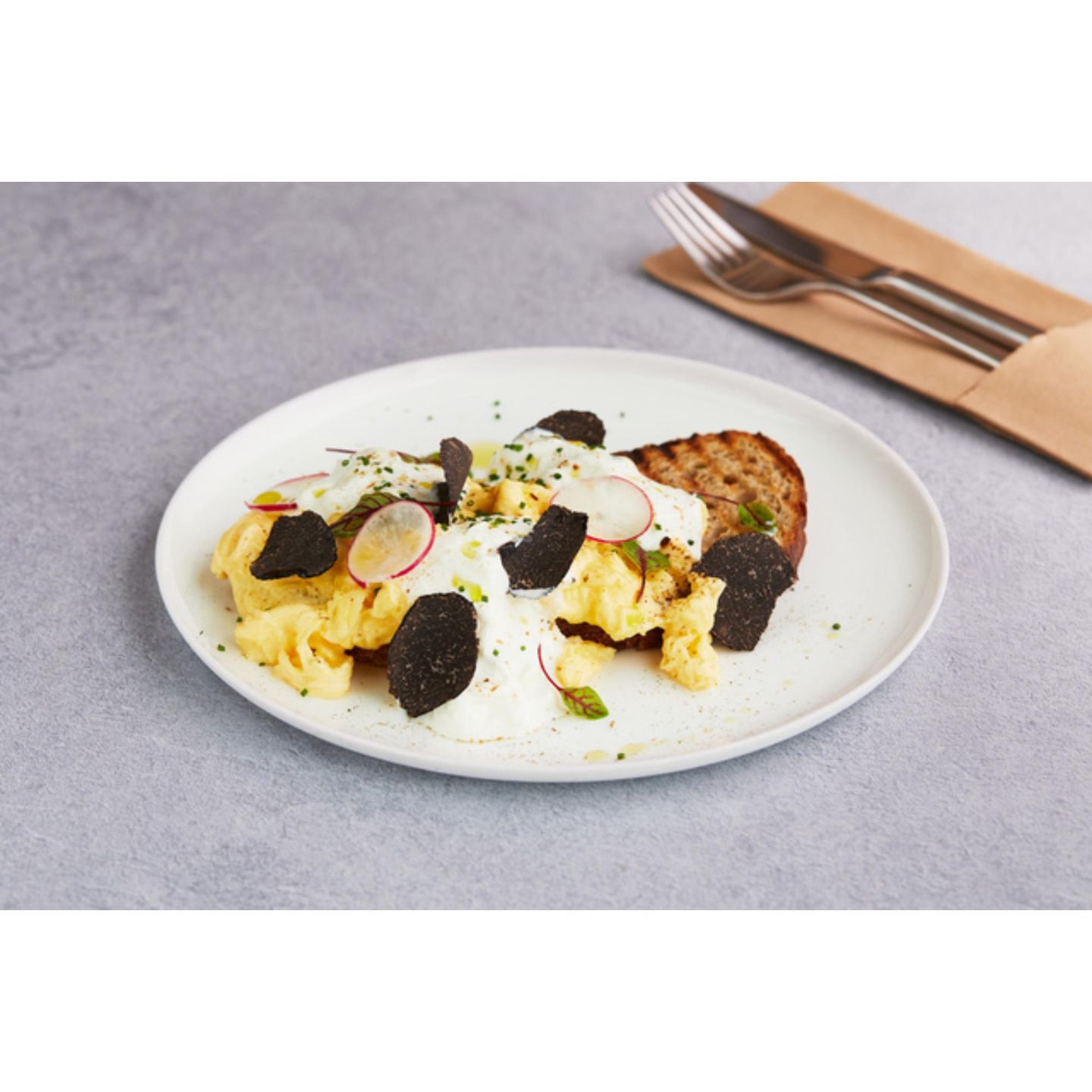 Truffle Scrambled Eggs