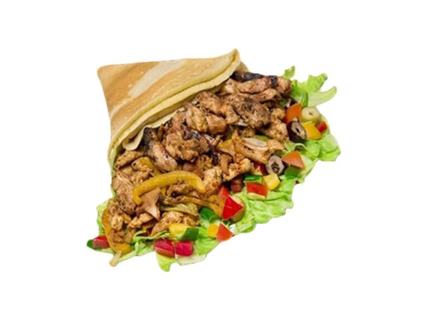 Grilled Shawarma Chicken Crepe