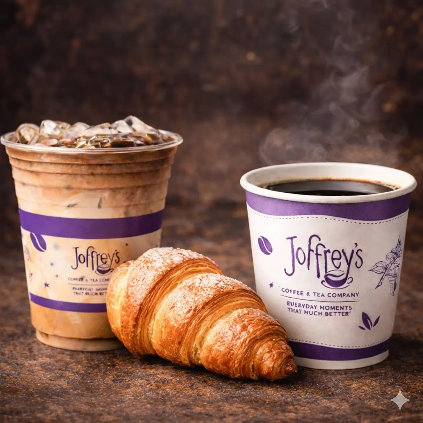 كومبو القهوة والكروسون