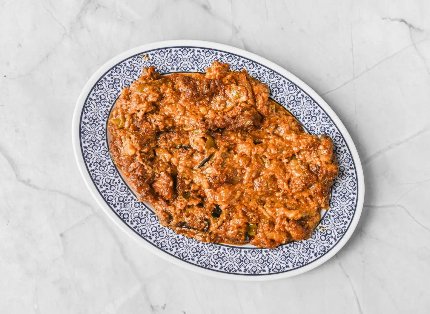 Eggplant Salad With Dakwa