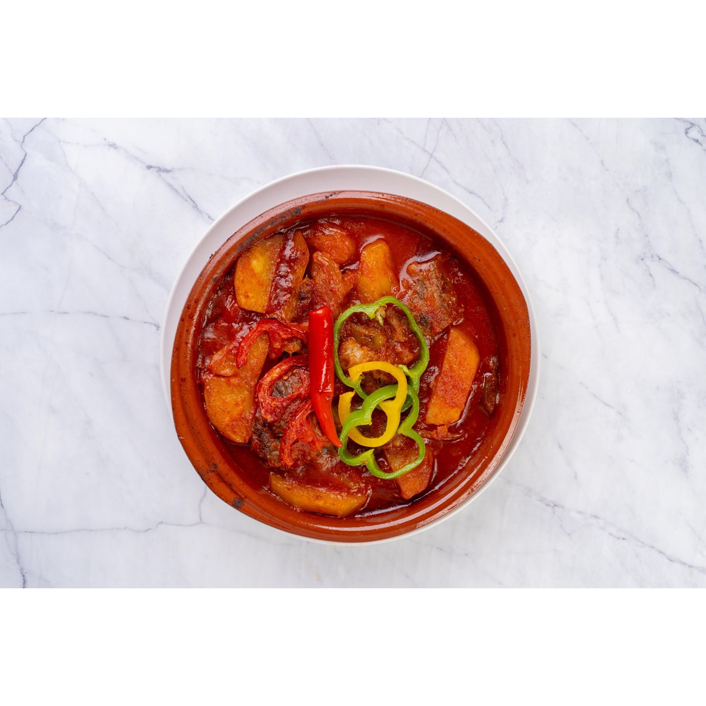 Potato Tagine With Meat